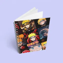 rinkon Anime Naruto Notebook Set A5 Size 160 Pages Unrulled Naruto Keychain Stickers A5 Notebook Unrulled 160 Pages image 4