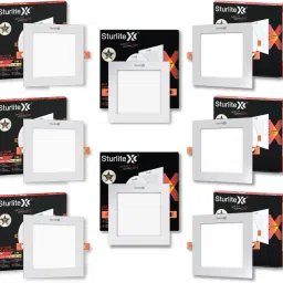 Eco LYF 8W (3 in1) Square LED Downlight - (Pack of 8) Ceiling Light Ceiling Lamp-11