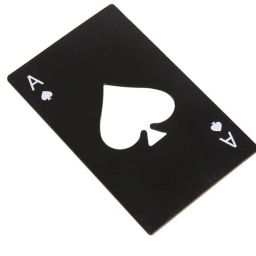 Bottle Opener Playing Card Shape Stainless Steel Bottle Opener Stylish Poker Playing Card Ace of Spades Bar Tool Soda Beer Bottle Cap Opener Playing Card Shape Stainless Steel Bottle Opener Stylish Poker Playing Card Ace of Spades Bar Tool Soda Beer Bottle Cap Opener Gift For Kitchen Outdoor Camping Bottle Opener-image-6