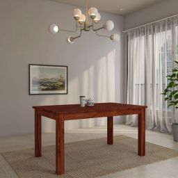 woodsworth from pepperfry Kentan Sheesham Wood 6 Seater Dining Table In Honey Oak Finish-picture-38