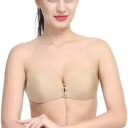 Invisible Silicone Gel Self Adhesive Backless Reusable Stick on PushUp Bra DN474 Nursing Breast Pad-image-53