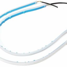 60 CM Flexible White Daytime Running Light For Cars & Bikes with Matrix Yellow Indicator with Turn Sequential Flow Interior Light Car, Motorbike LED (12 V, 12 W)-25