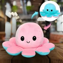 Reversible Octopus Mini Plush Stuffed Animal Toys | Soft Toy For Baby Girl & Boy - 18 cm-picture-17