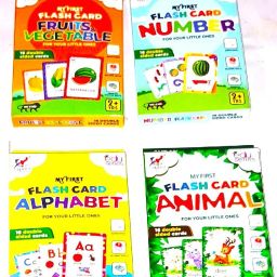 Animals, Fruits, Vegetables, Alphabets, Numbers Flash Cards -16 DOUBLE SIDED-image-23