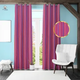 Purple 47 Curtain Fabric-picture-21