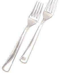 2 Pcs Fork Spoon Stainless Steel Dessert Fork, Dinner Fork, Salad Fork, Serving Fork Set-13