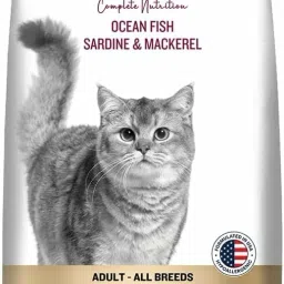 GrainZero All Breeds Fish, Mackeral 1.2 kg Dry Adult Cat Food-37
