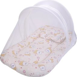 coo coo Polyester Kids Washable Mafatlal Baby Mosquito Net (18x32 in) | Soft, Breathable & Foldable Design Mosquito Net image 5