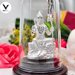Shiva Silver Idol 999 Decorative Showpiece-8.5 cm-image-10