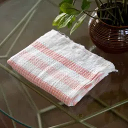thirsty towel White Cotton Solid 200 Gsm Bath Towel (1 Pc)-picture-30