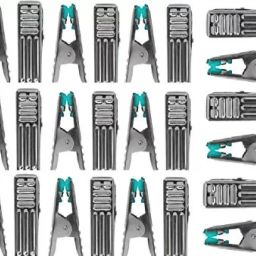 24 PCs steel clips for clothes clothes clip steel stainless steel clothes pins Stainless Steel Cloth Clips-13