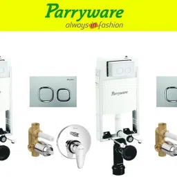 Half Frame Concealed Cistern, with divater body upper uno set of 2 pic 263 Dual Flush Tank-22