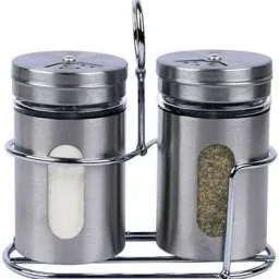 Salt & Pepper Set Glass, Stainless Steel-picture-39
