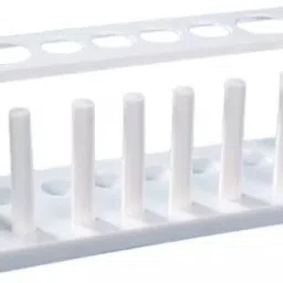 White Test Tube Stand With Drying Pins Plastic Test Tube Rack-41