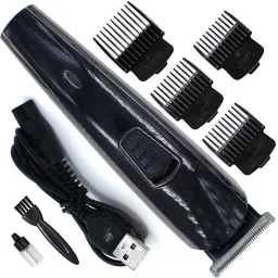 Geemy Professional Rechargeable Washable Beard Moustache Trimmer Hair Clipper 856 Fully Waterproof Grooming Kit 120 minRuntime 4 Length Settings-image-53