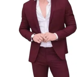 Men Solid Single Breasted Festive & Wedding, Formal, Party Blazer-image-32