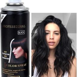 BLACK HAIR STYLING HAIR SPRAY FOR MEN AND WOMEN , BLACK-image-11