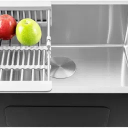 18"x16"x09" Inch Single Bowl Premium Handmade Kitchen Sink Matte Finish Silver FS-01R Vessel Sink-image-58