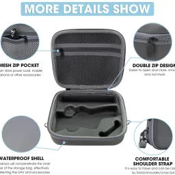 Verilux Storage Bag for DJI OSMO Mobile 6 Hard Shell Portable Carrying Case with BeltCamera Bag image 3