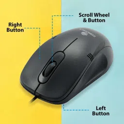 ZEBRONICS Zeb-K20 Wired Keyboard and ZEB-Power Plus Wired Optical Mouse Combo Set image 2