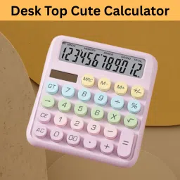 Desktop Calculator, 12-Digit Large LCD and Large Buttons for Office, Homes W425 Basic Calculator-image-36