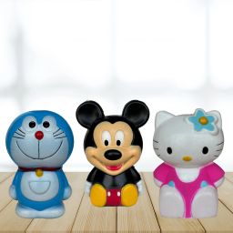 Piggy Bank Cartoon Money Coins Saving Box, 1 pc (Multicolor_Assorted) Coin Bank-image-6