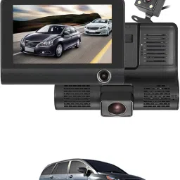 170 Degree/3 Lens G-Sensor 4Inch 3 Way DVR Video Recorder For Car Black LCD-image-51