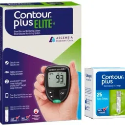 Elite + (25 Strips) Glucometer-13
