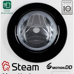 7 kg 5 Star, Allergen free with Steam, Inverter Direct Drive - Less vibration, less noise, 6 Motion Direct Drive, 1200 RPM, Essence Fully Automatic Front Load with In-built Heater White-6