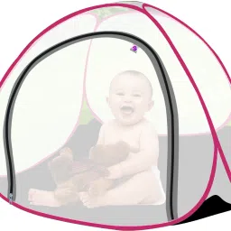 silver shine Polyester Kids Washable Polyester Adults Washable Kids Baby Mosquito Net with base Mosquito Net Mosquito Net image 4