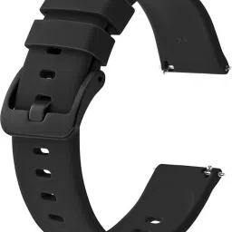 CELSERA Black Buckle 22MM Watch Strap Belt Compatible with Noise ColorFit Icon 2, Elite, Icon 4, 5, Twist Go, Other Models in Description Smart Watch Strap-16