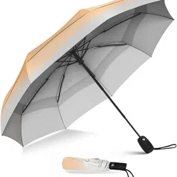 3 Fold with Auto Open/Close Travel | Man, Woman & Child 8-Ribs|Sun UV Protection Umbrella-image-24