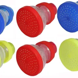 Water Softner Filter Tap Shower Sprinkler head Direct Ration Kitchen and Bathroom Tap Sprinkler Plastic Shower Head Pack of 6 Faucet Shower Rise-17