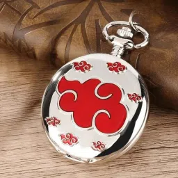 Seven Square Premium Vintage Itachi Akatsuki Pocket Watch Key Chain Classic Design Antique Analog Metal Car Bike Home Keychain With Key Ring Gift For Men & Women Multicolor Anti Rust Stainless Steel Pocket Watch Chain-image-86