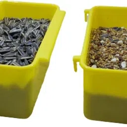 Shasvatha 500 ml Food & Water Feeder (Pack of 2) Common Bird Feeder-image-33