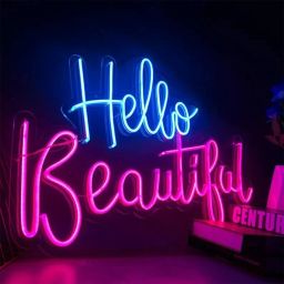 VYNES HELLO BEAUTIFUL LED Neon Signs Light Art Decorative Sign - For Smart Home,Wall-14