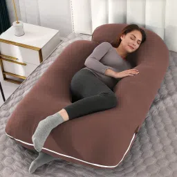 Microfibre Solid Pregnancy Pillow Pack of 1-image-78
