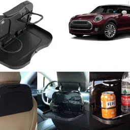 selifaur FTB239-Multi-Functional Fordable Car Headrest Seat Back Food Tray, Dining Table Cup Holder Tray Table-picture-29