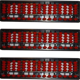 Abacus math learning kit for kids Brown 13 rod ( Pack of 3 )-9