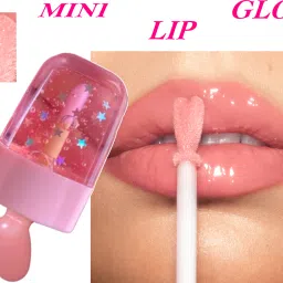natural look Lip gloss for women & girl / kids pack of - 1 (5 ML PINK )-9