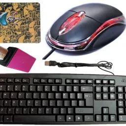 ANJO USB Keyboard-LED Mouse-Non Slip Mouse Pad-Cleaner-OTG C Type Combo Set-18