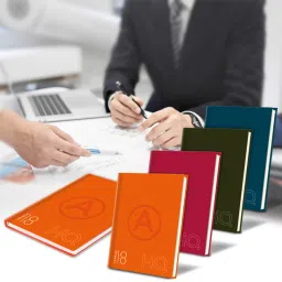 navneet HQ Case Bound Notebook Wiro Book (A5 Size) Married A5 Notebook Single Ruled 192 Pages image 4