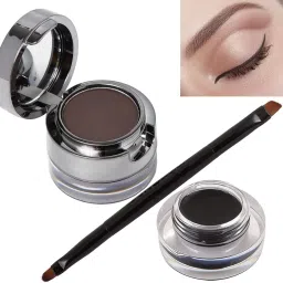 Gel Kajal Cake & Eyeliner 2in1 With Dual Side Applicator (4gm +3gm)-19