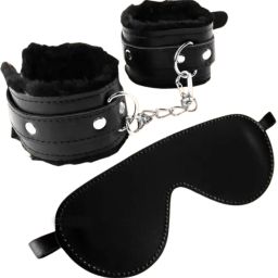 Handcuff And BlindFold Role Play Activity Pink Premium Quality-43