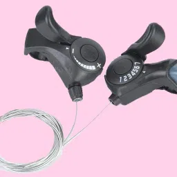 indialot Bicycle, 3X7 Thumb Gear Shifters, TX-3 Speed Shift Lever 0065 Bicycle Brake Disk image 2