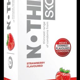 Nothing Thinnest Range Strawberry Flavoured Condom Pack of 1 Condom-image-91