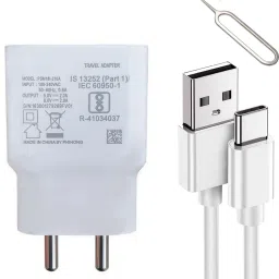 Wall Charger Accessory Combo for iQOO Z6 Lite 5G & Z6 5G/ Vivo S1 Pro/T1 5g/T1x/Y56/Y51A/Y30/Y22/Y31/Y16/Y21-12