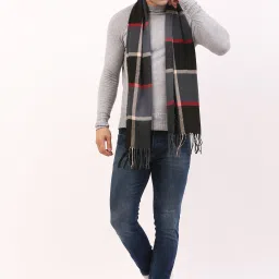 Cazzano Checkered Men Muffler-image-35