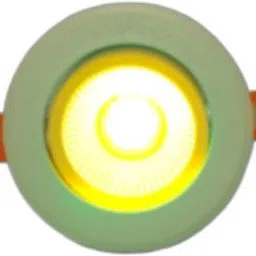 d'mak 6 Watt Round LED COB Warm White Focus Light for (Set 1) POP/ Recessed Ceiling Light Ceiling Lamp-picture-4