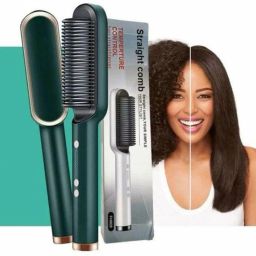 Fitaza Hair Straightener Brush, Hair Styler, Straightener machine Brush Electric Hair Straightener Brush Straight Quick Iron Hot Comb Hair Straightener Hair Straightener Brush-18
